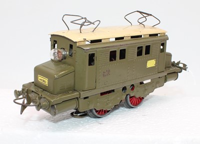 Lot 318 - French Hornby circa 1949 OE-PO loco, khaki but...