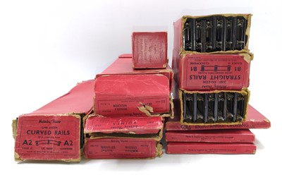 Lot 337 - Two large trays containing Hornby items: One...