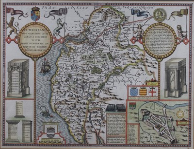 Lot 1294 - John Speed – Cumberland and the Ancient Citie...