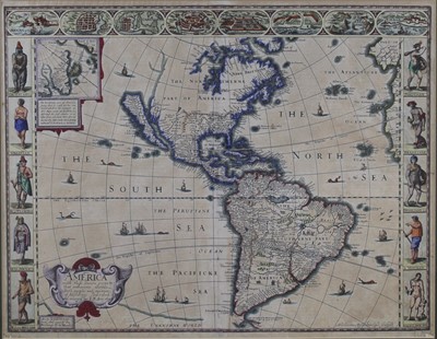 Lot 1293 - John Speed – America with those known parts in...