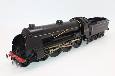 Lot 345 - O gauge probably scratch built Southern...
