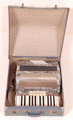 Lot 506 - A German Alvari faux mother of pearl cased...