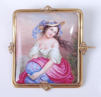 Lot 1175 - Late 19th century English school - enamelled...