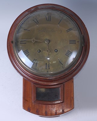Lot 1323 - An antique walnut and fruitwood cased...