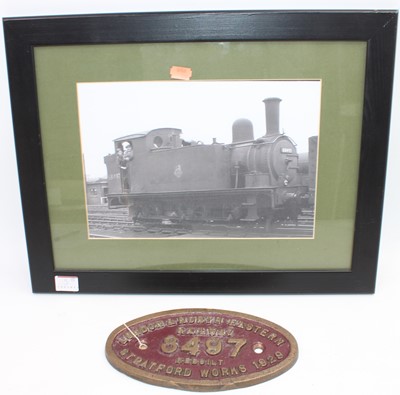 Lot 3 - Original brass London North Eastern Railway...