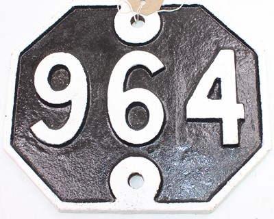 Lot 8 - An original Great Eastern Railway bridge plate...