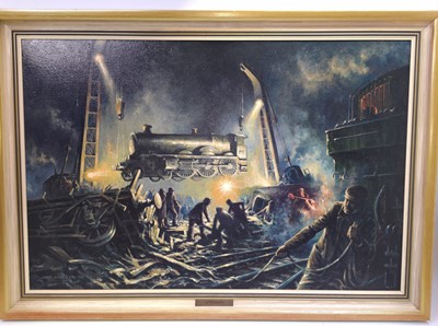 Lot 10 - Don Breckon (1935-2013) "Aftermath" original...