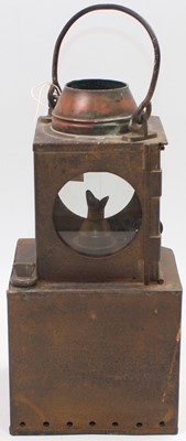 Lot 16 - A Great Eastern Railway GER Signal Lamp,...
