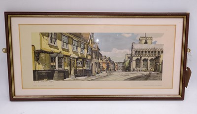 Lot 31 - An original framed railway carriage print of...