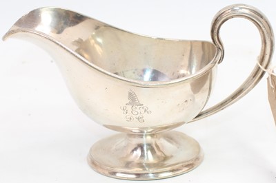 Lot 39 - Great Eastern Railway silver plated gravy bowl,...
