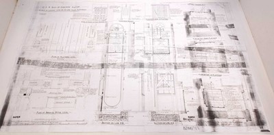 Lot 9 - Photocopy of Bury St Edmunds station plans 1882