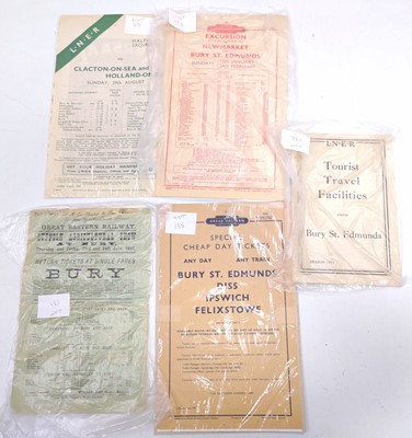 Lot 66 - Collection of ephemera relating to Bury St...