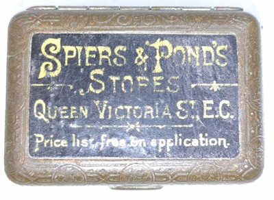 Lot 75 - Original GER tinplate match vesta, Spiers and...