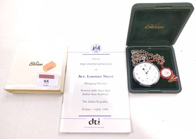 Lot 12 - Italian States Railway Perseo pocket watch,...