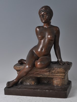 Lot 202 - Emmanuel Villanis (1858-1914) - Esclave Assise,...