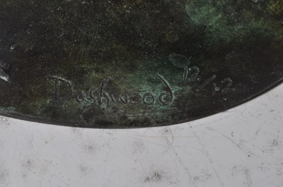 Lot 217 - Geoffrey Dashwood (b.1947) - Moorhen standing...