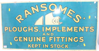 Lot 119 - An original Ransomes Ploughs, Implements and...