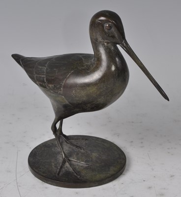 Lot 215 - Geoffrey Dashwood (b.1947) - Snipe, bronze,...