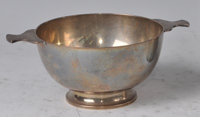 Lot 110 - An early 20th century Scottish silver twin...