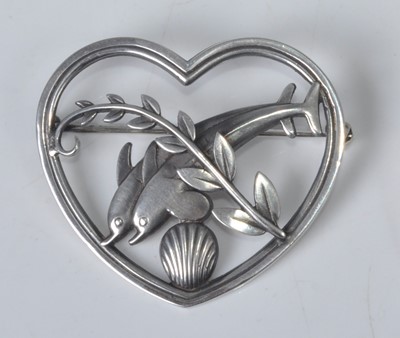 Lot 145 - Arno Malinowski for Georg Jensen - a sterling...