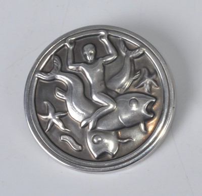 Lot 149 - Arno Malinowski for Georg Jensen - a sterling...