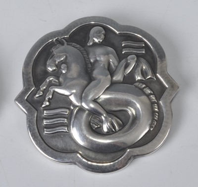 Lot 150 - Arno Malinowski for Georg Jensen - a sterling...
