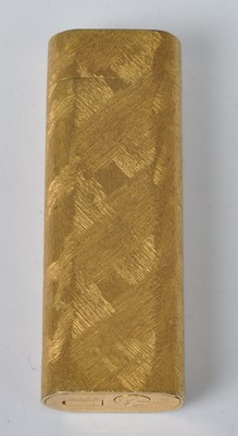 Lot 143 - Cartier of Paris - a gold plated pocket...