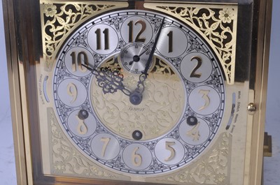 Lot 166 - A contemporary gilt brass Kieninger triple...