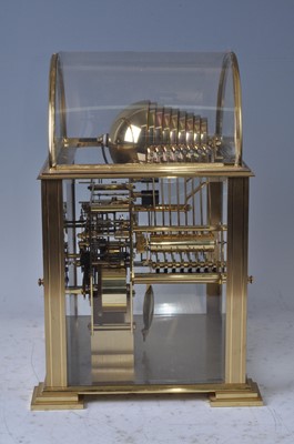 Lot 166 - A contemporary gilt brass Kieninger triple...