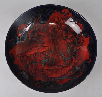 Lot 50 - A large Royal Doulton Archives Aquatic bowl,...