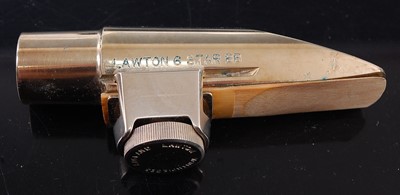 Lot 519 - A Lawton Alto Saxophone mouthpiece No. 6 star...