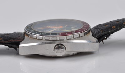 Lot 1163 - A gent's stainless steel Heuer Autavia GMT...