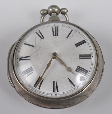 Lot 1158 - A George III silver pair cased gent's pocket...