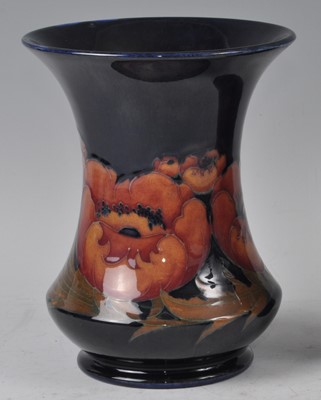 Lot 41 - A Moorcroft Big Poppy pattern pottery vase, of...