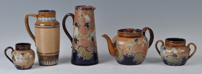 Lot 46 - A Doulton Slaters Patent stoneware four-piece...