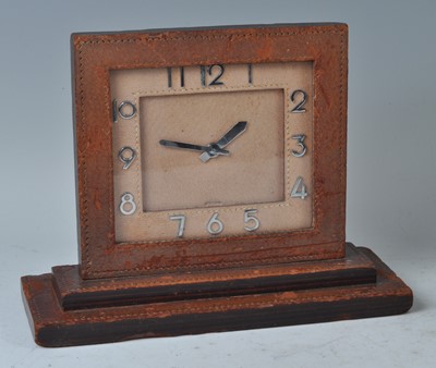 Lot 159 - A 1930s Asprey's of London leather stitch clad...