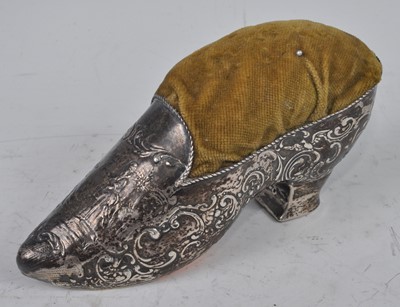 Lot 1077 - An early 20th century novelty silver pin...
