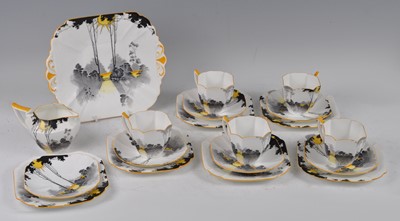 Lot 60 - A 1930s Shelley bone china part tea set, in...