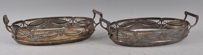 Lot 1072 - A pair of German Jugendstil 800 standard...