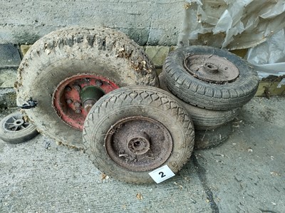 Lot 2 - Qty of Trailer Wheels