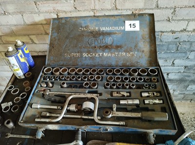 Lot 15 - Chrome Vanadium Socket Set x2