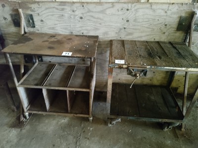 Lot 71 - 2 x Workshop Trolleys
