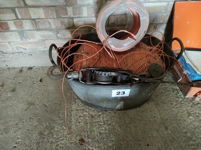 Lot 23 - Baler Twine, Fastener & Bucket
