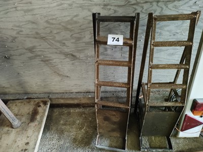 Lot 74 - 2 x Vehicle Ramps