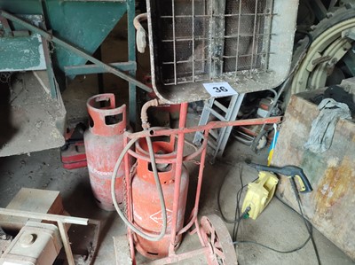 Lot 36 - Gas Heater on Trolley