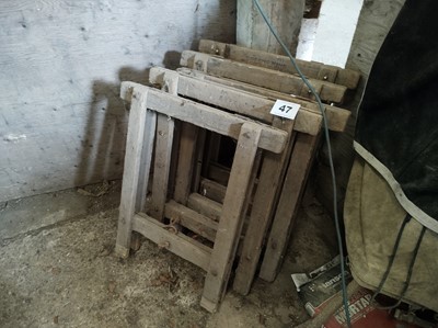 Lot 47 - Qty of Trestle Tables