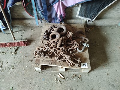 Lot 43 - Qty of Tow Chains