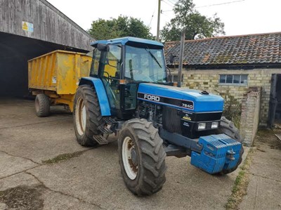 Lot 170 - Ford 7840 4WD Tractor Owned Since New with...