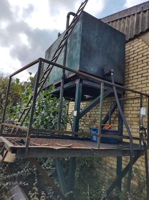 Lot 171 - Diesel Tank with Stand & Platform