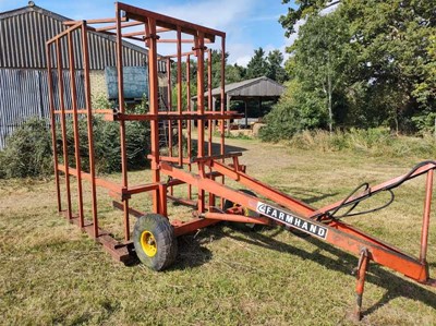 Lot 146 - Farmhand Bale Grab Trailer